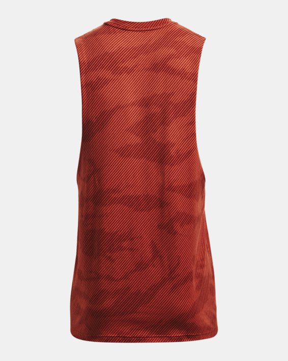 เสื้อกล้าม Project Rock 100 Percent สำหรับผู้ชาย, Red, pdpMainDesktop image number 5